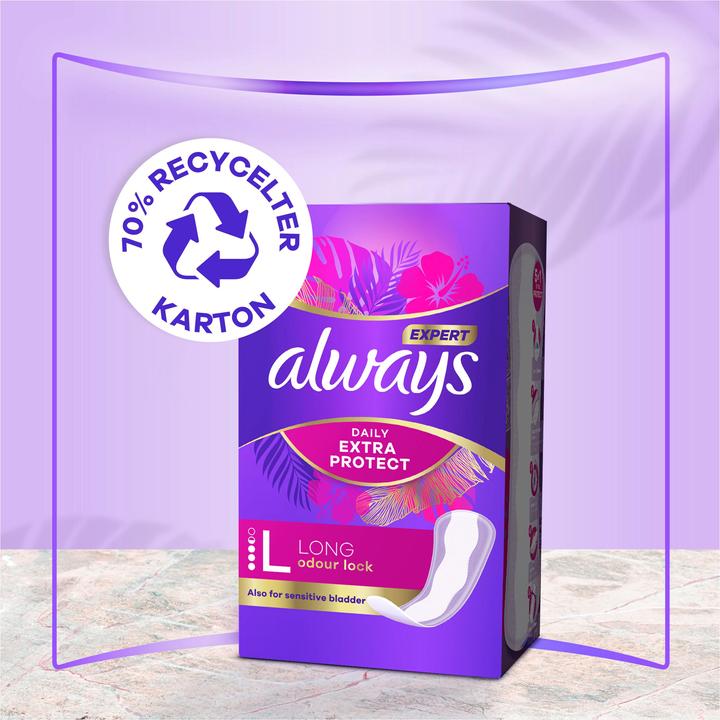 Actual product image Always Expert Daily Extra Protect (60 x, Panty liners)