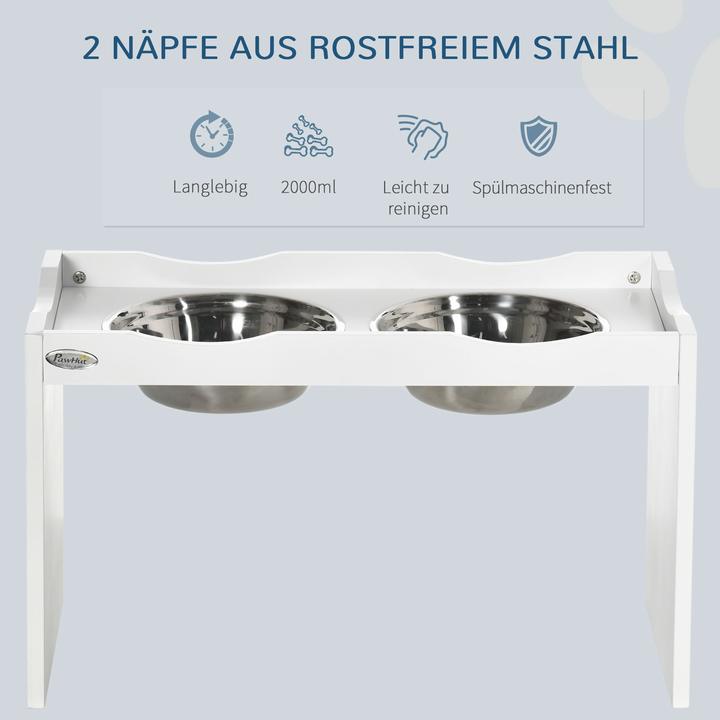 Image du produit PawHut Gamelle pour chien avec design surélevé (2 l)