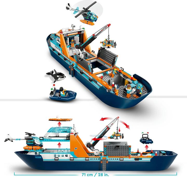 Actual product image LEGO Arctic research vessel (60368, LEGO City)