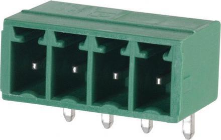 Produktbild Phoenix 4 pole MC 1.5/4-G-3.81 PCB wire to board socket with 3.81mm raster