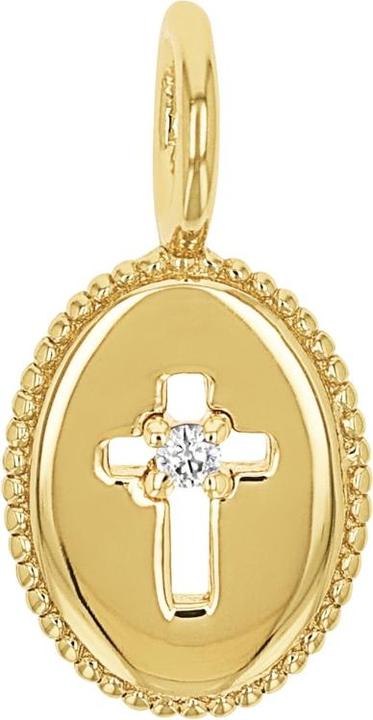 Image du produit Amor Pendentif pour femme, argent sterling 925, zirconium synth. | croix (Argent 925)