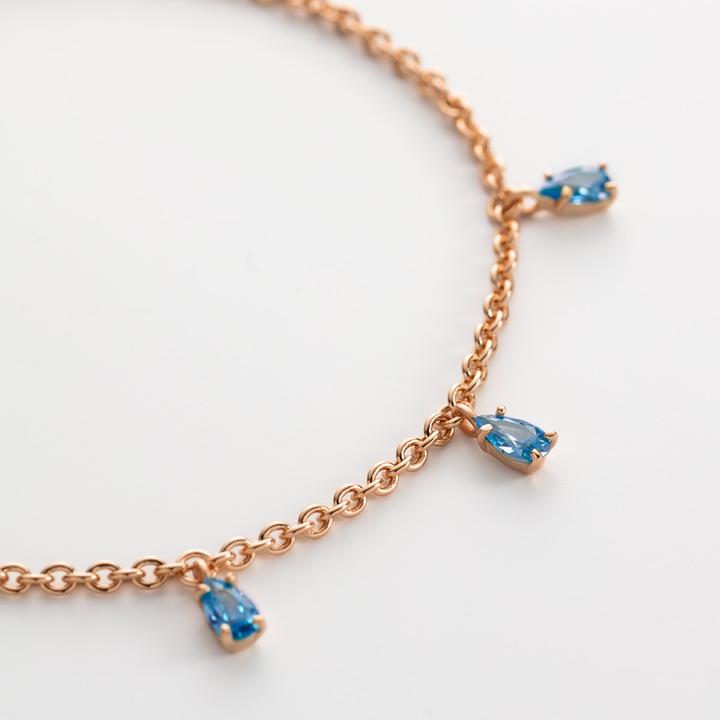 Actual product image Paul Hewitt Sterling Bangle Tear Drop Rose Gold (20.50 cm, 925 silver)