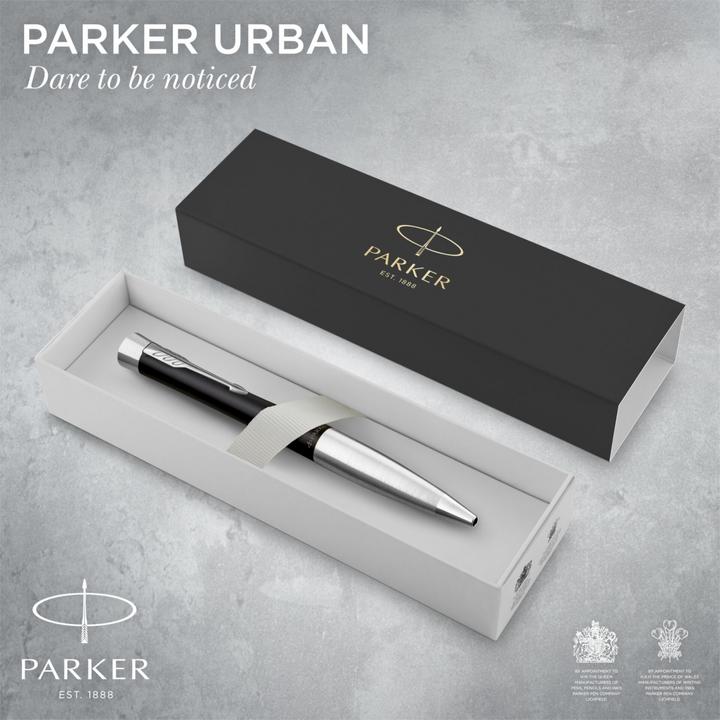 Immagine prodotto Parker Biros TWIST URBAN Muted C.C. M (Nero, Argento, 1 x)
