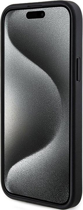 Produktbild Guess GUHMP14SG4GFRK iPhone 14 / 15 / 13 6.1" czarny/black hardcase 4G Collection Leather Metal Logo (Apple iPhone 14, Apple iPhone 15, Apple iPhone 13)
