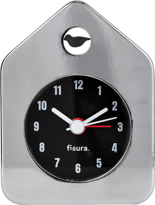 Image du produit Fisura MINI HOUSE ALARM CLOCK chrome