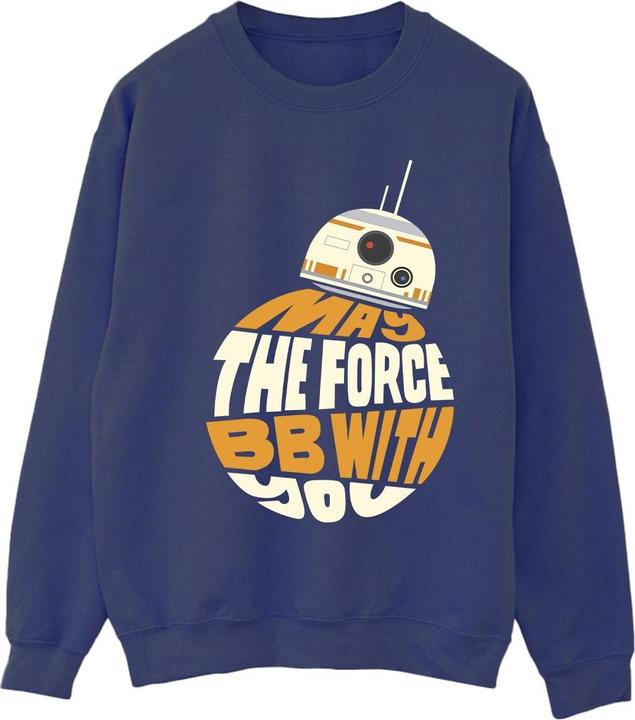 Actual product image Star Wars Womens/Ladies May The Force BB8 Sweatshirt (XL)
