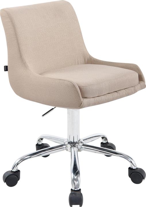 Produktbild Swisshandel24 Arbeitshocker Club Stoff, creme