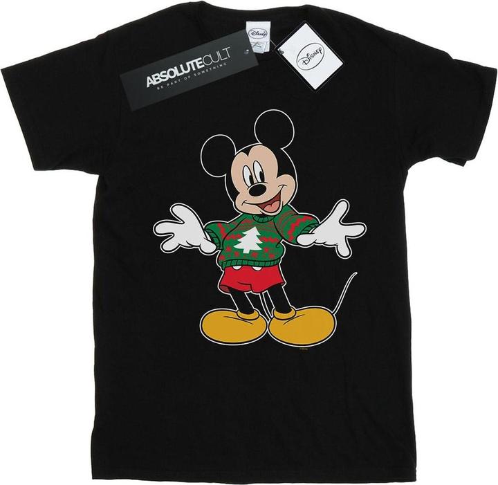 Produktbild Disney Mickey Mouse Christmas Jumper Stroke TShirt (XL)