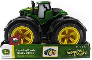 Actual product image John Deere toy tractor with light wheels, 46644