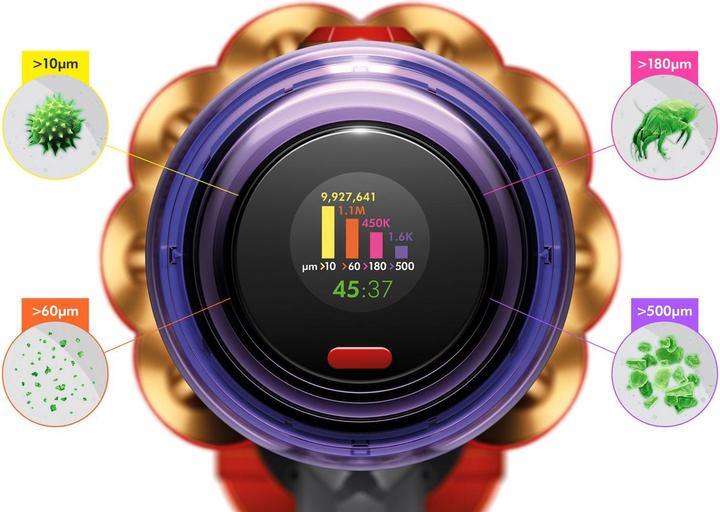 Productafbeelding Dyson V12 Detect Slim Absolute snoerloze stofzuiger zonder stofzak met 2 jaar garantie