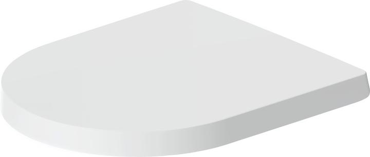 Actual product image Duravit ME by Starck Compact toilet seat, stainless steel hinges, with soft-close mechanism