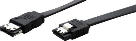 Image du produit Tecline Câble eSATA 300 haute qualité, 7 broches eSATA mâle vers 7 broches SATA mâle, 2,0 m haute qualité