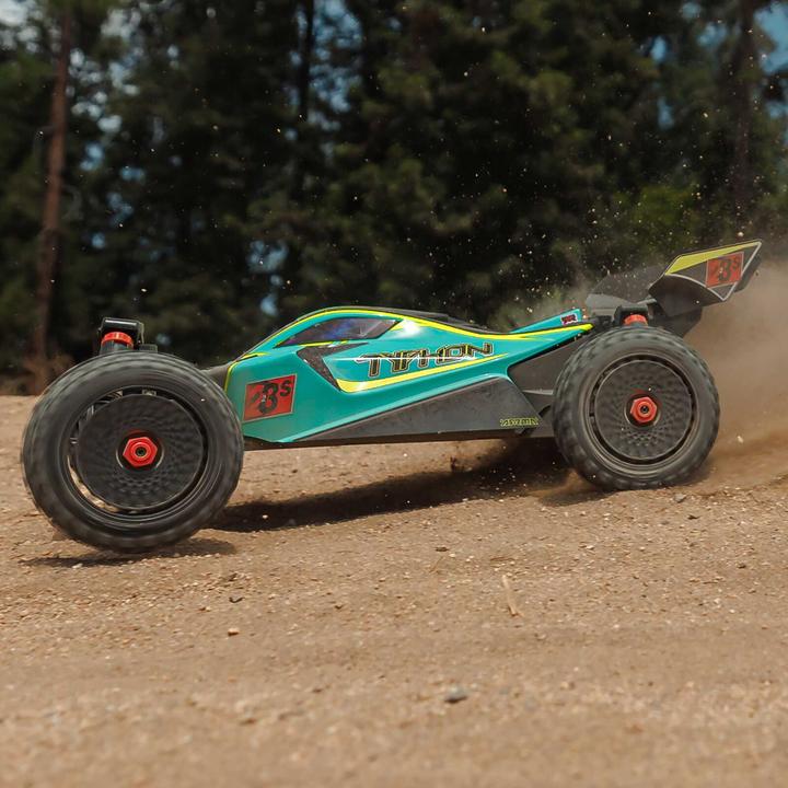 Actual product image Arrma Buggy TYPHON BLX 223S Grün ARTR, 1:8 (ARR Almost Ready to Run)
