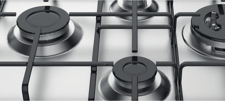 Actual product image Hotpoint PCN 642 T/IX/HAR Stainless steel Built-in hob 60 cm Gas 4 Cooker(s)