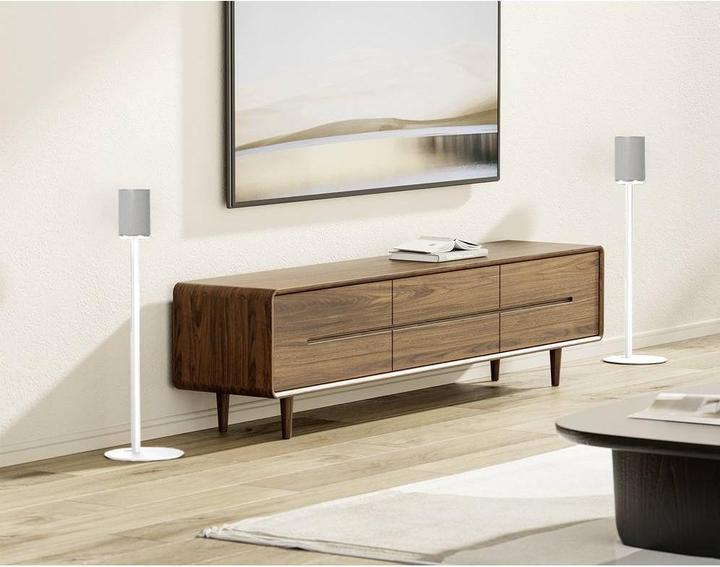 Actual product image myWall Load: 3 kg, height: 715 mm, content: 2 pieces, white (1 pair, Stand, Not movable)