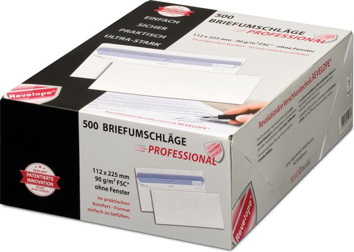 Immagine prodotto Magni Buste Revelope Professional 112 x 225 mm autoadesive offset bianche 90 g/m² (FSC), 30051799 (500 x)