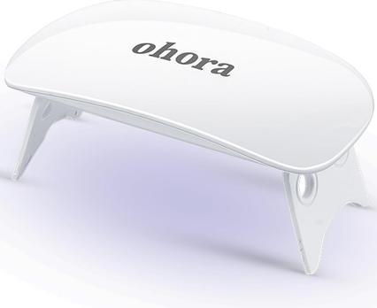 Ohora Gel Nail UV Light LED Lamp by 6W Max 2 Timers Portable Lamp for Curing Gel Nail Art Polish Sti