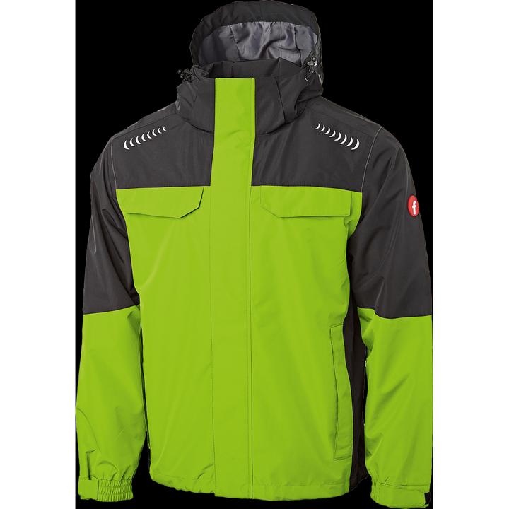 Produktbild Magni Regenjacke Plus lime/schwarz Gr. XL Fortis Elements (XL)