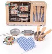 Actual product image MalPlay Metal pot set for children