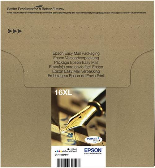 Actual product image Epson Ink/16XL Pen and Crossword CMYK (M, FC, C, Y)