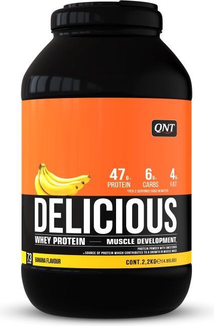 Actual product image QNT Delicious Whey 2.2kg (Banana, 1 pcs., 2200 g)