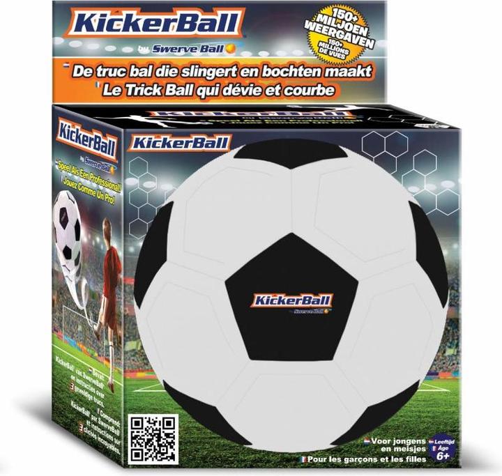 Produktbild Kickerball Classic von Swerve Ball, Speziell entwickelter Fussball für extreme Kurven, Trickball mit