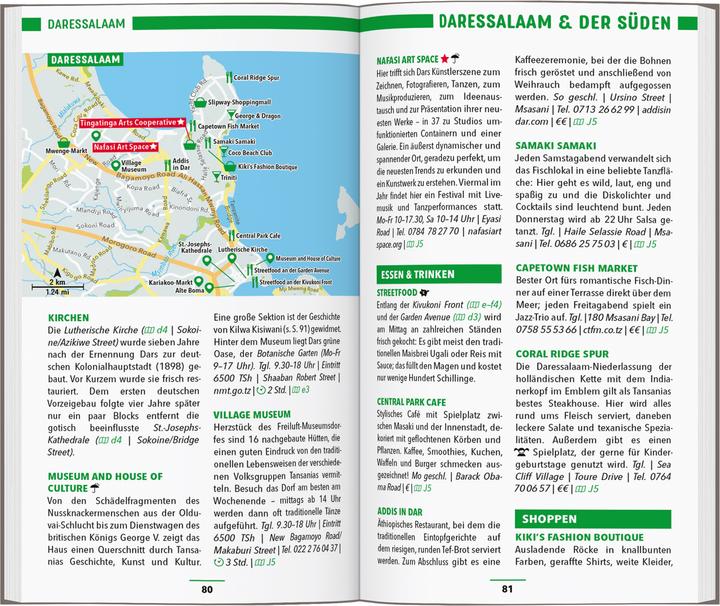 Produktbild Reiseführer Tansania, Sansibar (Deutsch, Julia Amberger, Marc Engelhardt, 2024)