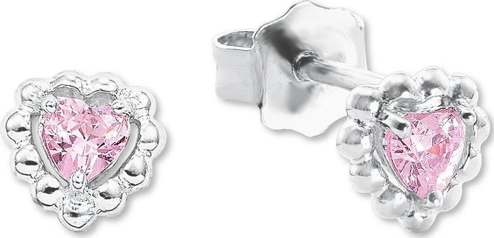 Actual product image Amor heart (Silver, Zirconia)