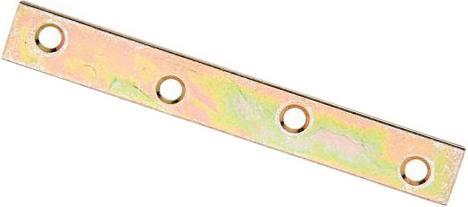 Produktbild GAH Flachverbinder Länge 120 mm Breite 16 mm Stärke 1,75 mm Stahl sendzimirverzinkt Anzahl Löcher 4 (Flachverbinder, 1 Stk.)