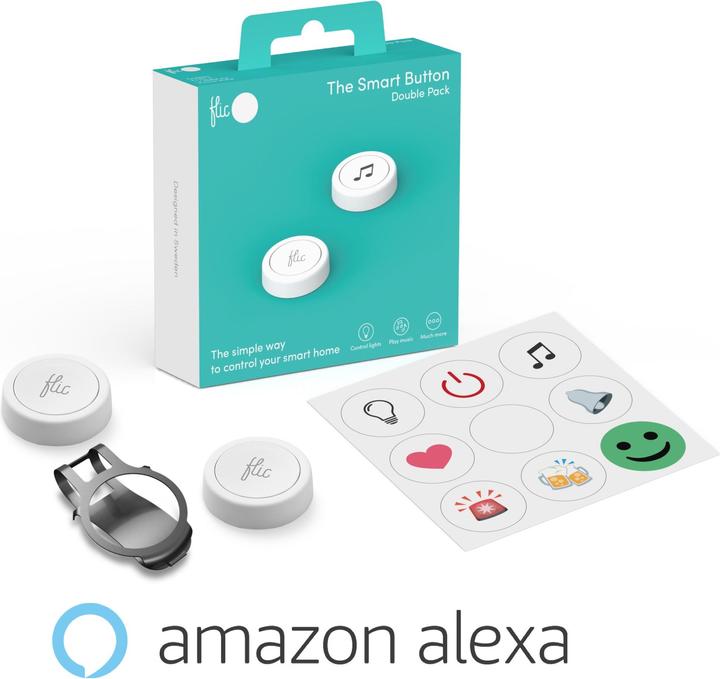 Actual product image Flic 2 Bluetooth Smart Button Double Pack