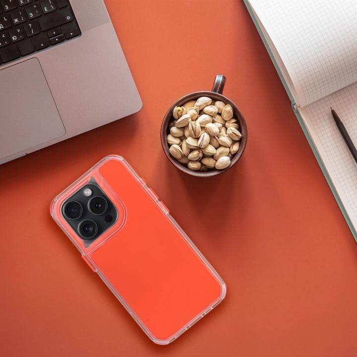 Actual product image OEM LCD display! MATRIX Case for IPHONE 11 orange (Apple iPhone 11)