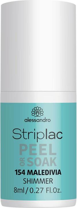 Actual product image Alessandro Striplac Peel or Soak - Maledivia (154 Maldivia, Peelable nail polish)