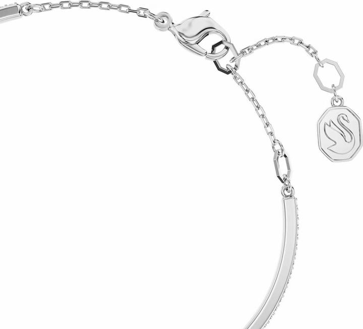Produktbild Swarovski Luna Armreif Mond Weiss (17 cm, Swarovski Metall)
