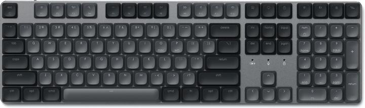 Actual product image Satechi SM3 Slim Mechanical Backlit BT Keyboard Dark German (DE, Wireless)