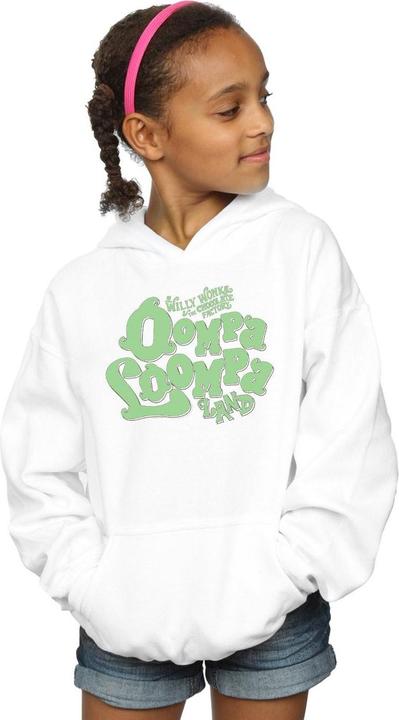 Actual product image Willy Wonka & the Chocolate Factory Girls Oompa Loompa Land Hoodie (128)
