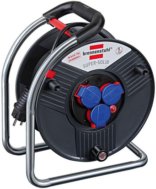 Produktbild Brennenstuhl Super-Solid IP44 Gewerbe-/Baustellen-Kabeltrommel (40 m, 3 mm²)