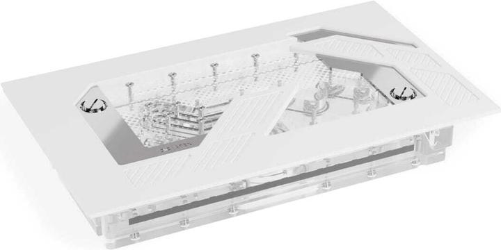 Actual product image Alphacool Apex Distroplate Dark Base Pro 901 White VPP/D