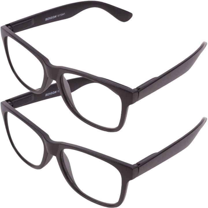 Immagine prodotto Benson Optics Set di 2 occhiali da lettura, +2,5 dpt, nero (+2.5)