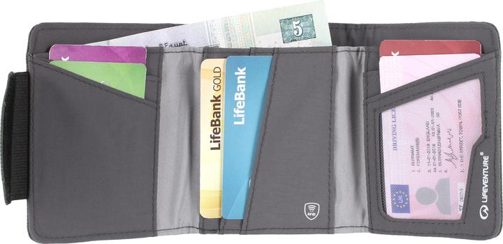 Image du produit Lifeventure Portefeuille RFID, recyclé, gris