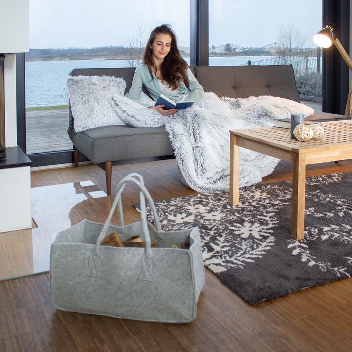 Produktbild Relaxdays Kaminholztasche (25 x 50 x 25 cm)