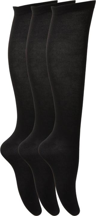 Universal Textiles Mädchen Kniestrümpfe unifarben (3er Pack)