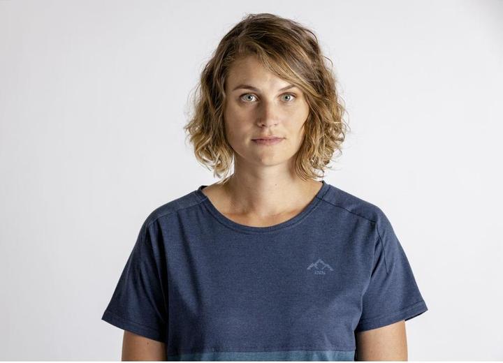 Actual product image iXS Ladies FlowTech Tee Mountain storm-marine 40 (40)