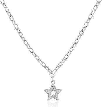 Sagapo S'Agapõ - Glittering steel necklace Star Happy SHAR20