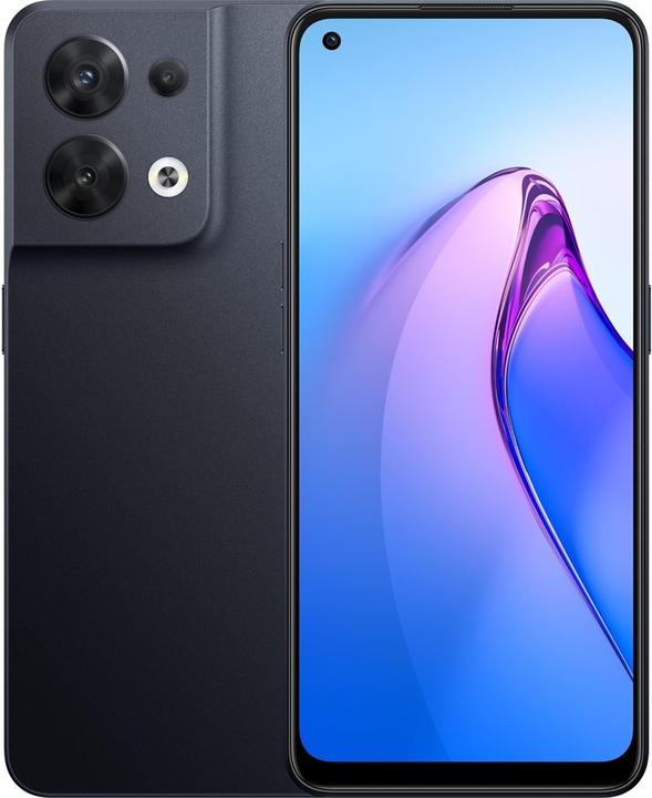 Immagine prodotto OPPO Reno 8 (256 GB, Nero brillante, 6.43", Doppia SIM, 50 Mpx, 5G)