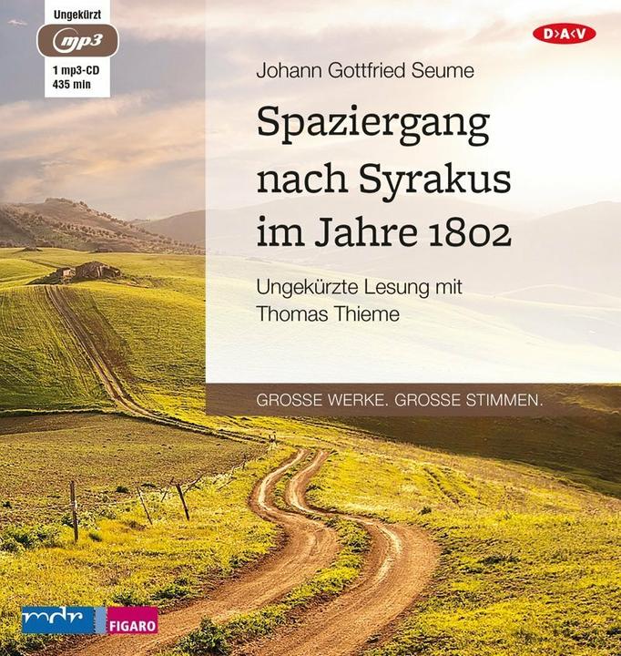 Actual product image Walk to Syracuse in 1802 (Johann Gottfried Seume, Thomas Thieme, German)