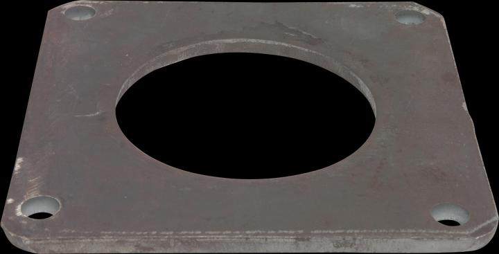 Produktbild Bevo Flansch Stahl 4" Quadratflansch x Stumpfschweissung Schwarz