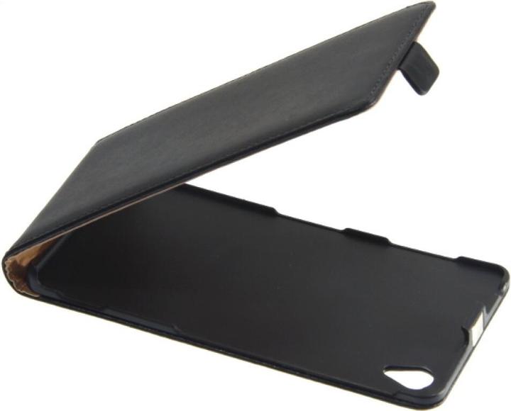 Immagine prodotto OEM Custodia Flip in pelle sottile per Sony Z3 - Nero (Sony Xperia Z3, Sony Xperia Z3 Dual, Sony Xperia Z3v)