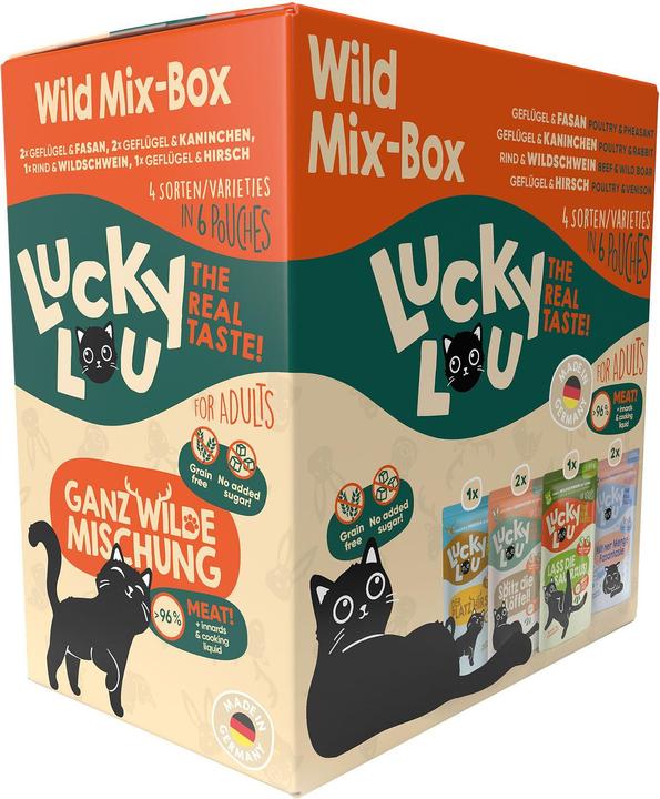 Actual product image Lucky Lou Adult Wild Mix (Adult, 6 pcs., 750 g)