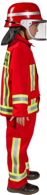 Immagine prodotto Orlob Costume da vigile del fuoco ragazzo, rosso 128 (128)