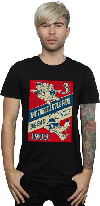 Produktbild Disney Three Little Pigs And The Big Bad Wolf TShirt (5XL)